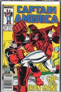 Captain America #341 (1988) Captain America [Key Issue]