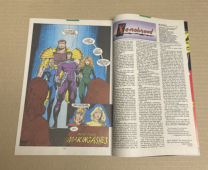 Xenobrood #0 ( 8.5 VFN+)  Doug Moench Script / October 1994