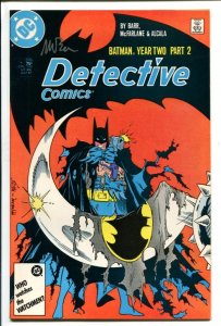 Detective #576-1987-YEAR TWO-NM-Near Mint-SIGNED by MIKE BARR