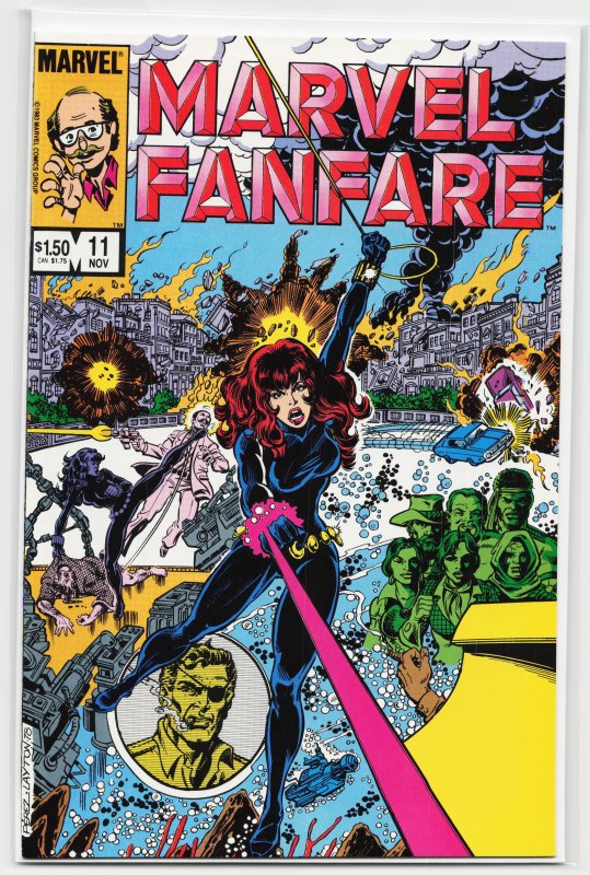 Marvel Fanfare #11 (1983) Black Widow [Key Issue]
