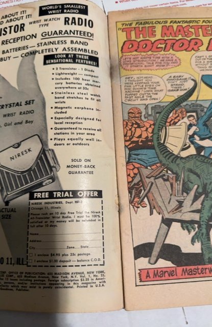 Fantastic Four #23 (1964)Dooms master plan see description