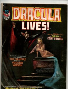 Lot Of 5 Dracula Lives Marvel Comic Book Magazines # 1 2 3 4 6 Vampire Fear RS3