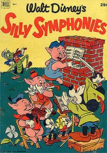 Silly Symphonies #1 FN ; Dell | 1952 Walt Disney's Mickey Mouse