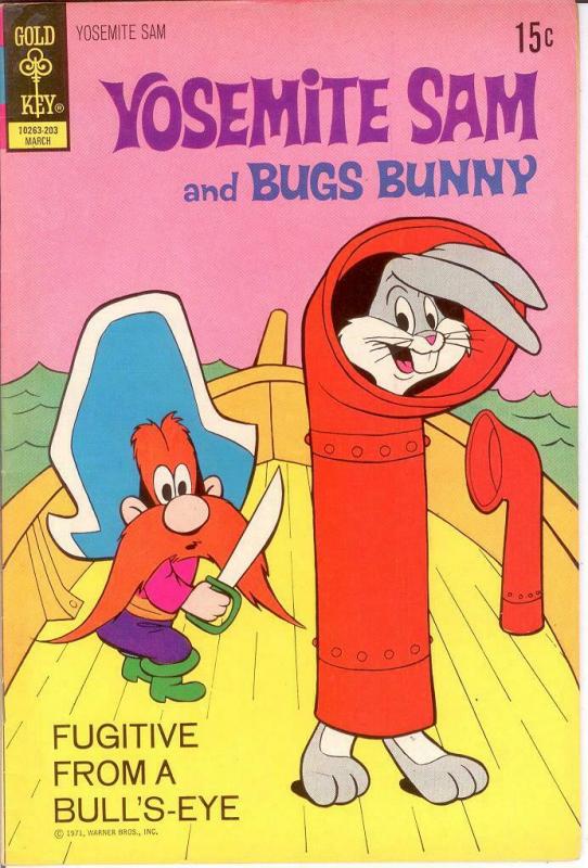 YOSEMITE SAM & BUGS BUNNY 6 VF March 1972 COMICS BOOK