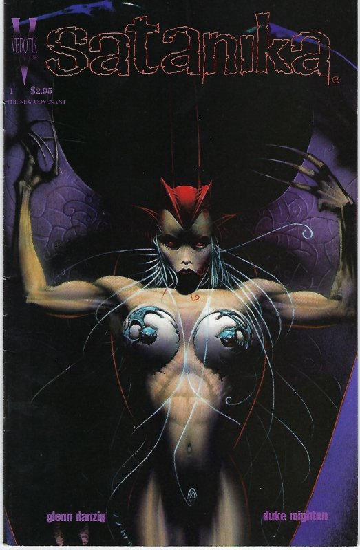 Lot of 8 Satanika Comics Series 1 & 2 !!!  VF+