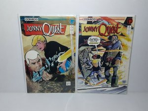 JONNY QUEST #1 AND #6 - COMICO COMICS - FREE SHIPPING