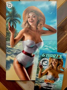 G’nort's Swimsuit Edition Carla Cohen 1/500 Power Girl Cover Megacon 2025 Gnorts