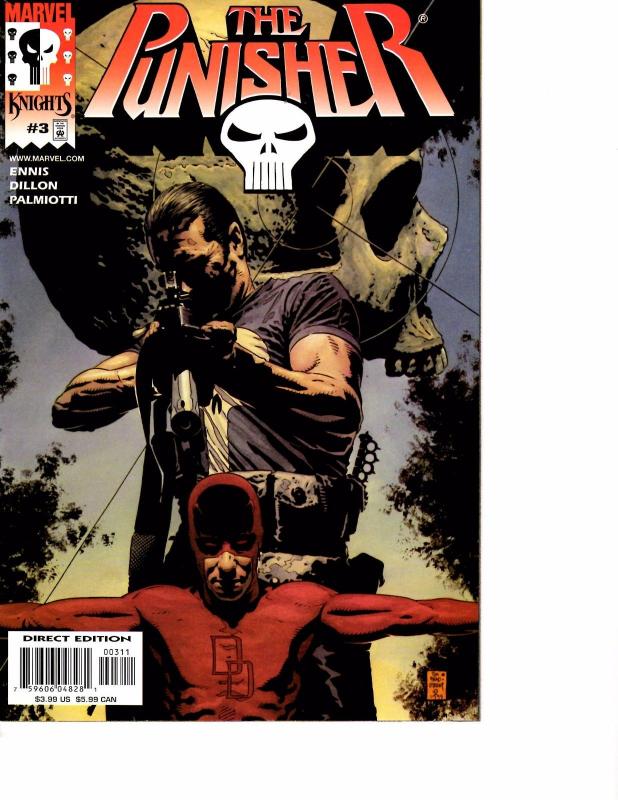 Lot Of 2 Marvel Comic Book The Punisher #3 4 KS11