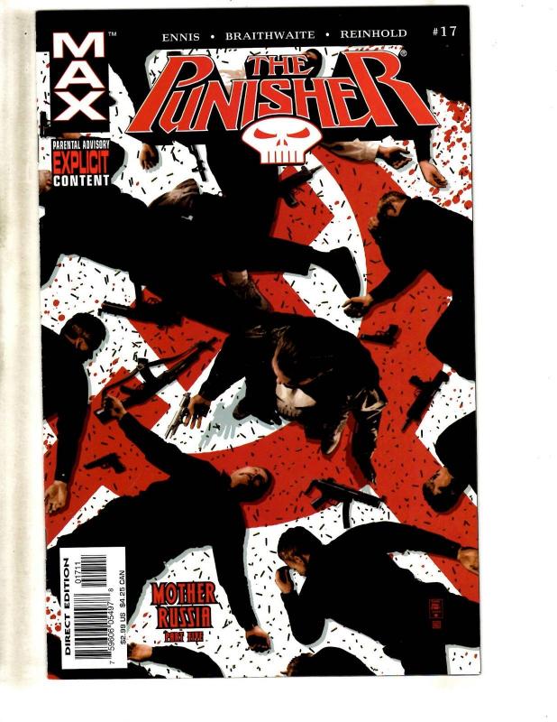 Lot Of 10 Punisher Marvel Comic Books # 15 16 17 18 19 20 21 22 23 24 CR35