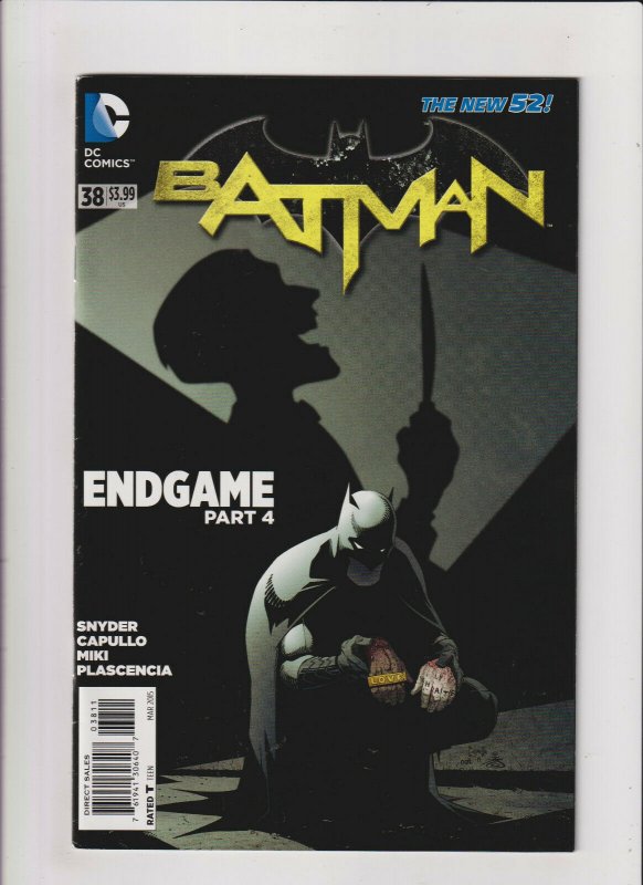 Batman #38 VF+ 8.5 DC Comics 2015 New 52 Capullo & Snyder, Endgame pt.4, Joker