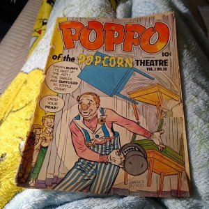 Poppo of the Popcorn Theatre #10 Golden Age 1955 clown advertising promotional