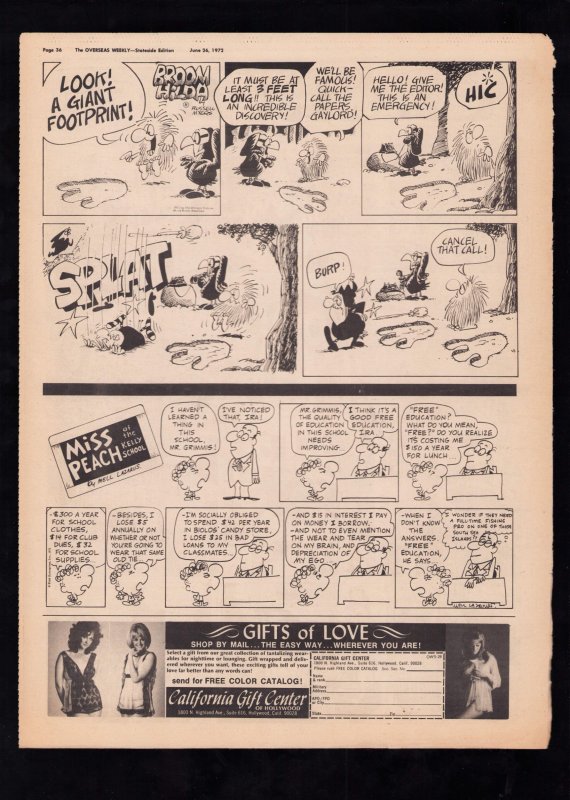 The Overseas Weekly - Sally Forth  & Cannon by Wallace Wood (1972) FN+