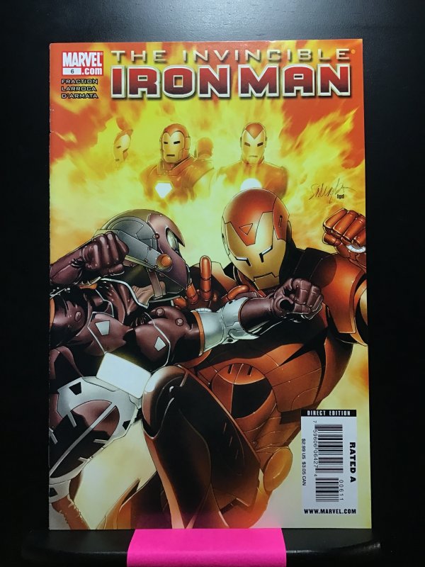 Invincible Iron Man #6 Salvador Larroca Standard Cover (2008)