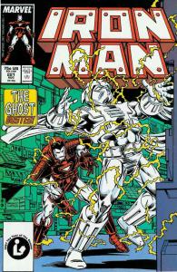 Iron Man (1st Series) #221 VF ; Marvel | David Michelinie Ghost