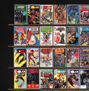 Huge Lot 150+ Comics with Megaton Man, Youngblood, Brigade, Judge Dredd & More!