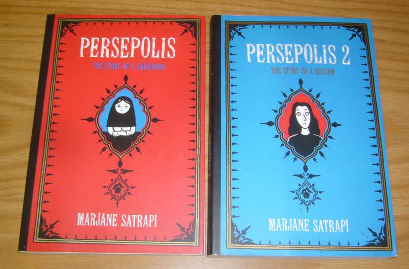 Persepolis OGN 1-2 VF/NM complete series ISLAMIC REVOLUTION marjane satrapi set