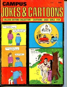Campus Jokes & Cartoons 6/1967-Marvel-John Severin art-wacky humor-VG
