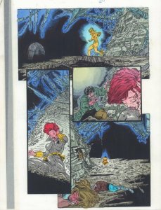 Avengers #386 p.20 Color Guide Art - Black Widow - 1995 by John Kalisz