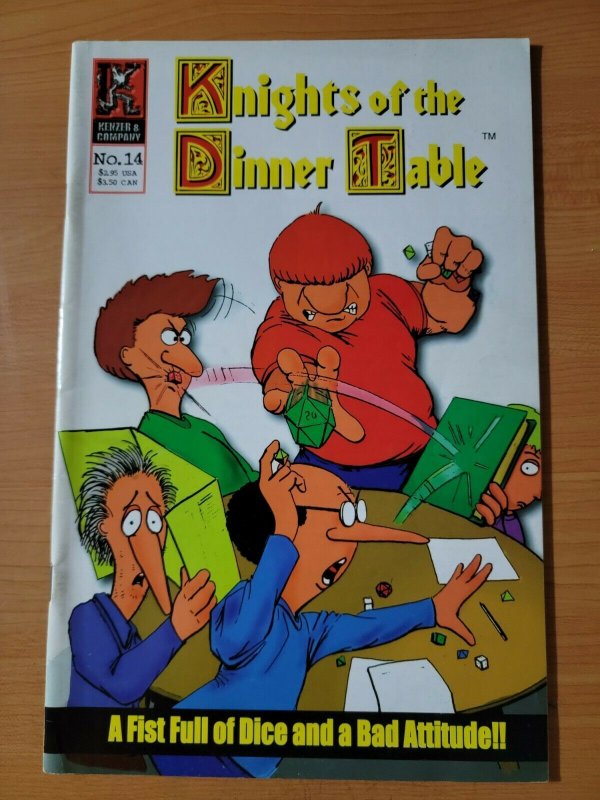 Knights of the Dinner Table #14 ~ VERY FINE NEAR MINT NM ~ 1997 Kenzer & Company