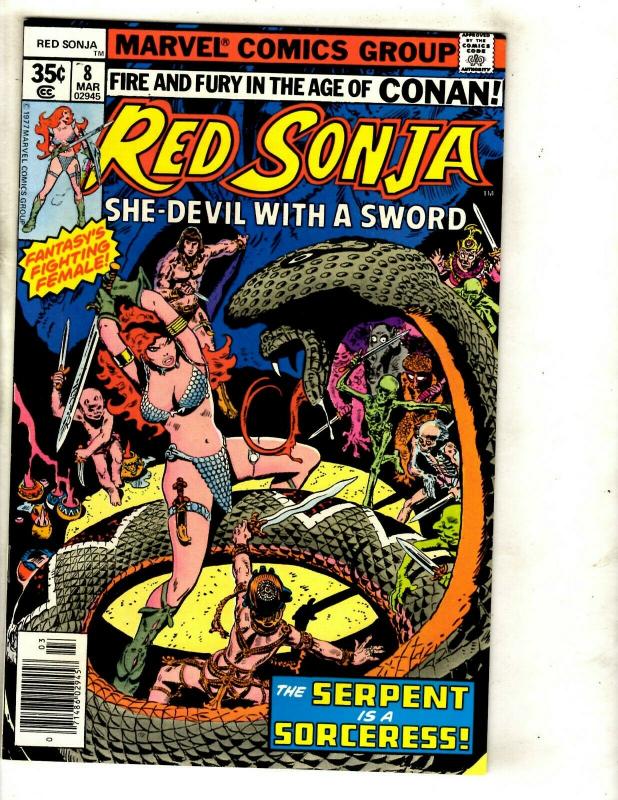 Red Sonja # 8 VF/NM Marvel Comic Book Conan King Kull Sword Sorcery JF23