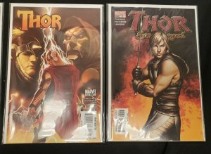 THOR 4PC (VF/NM) THOR #602-603, SON OF ASGARD, HEROES RETURN ROUGH CUT 1998-2009