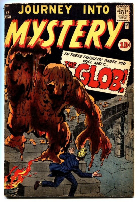 Journey Into Mystery #72 comic book Kirby & Ditko-pre-superhero 1961-Marvel 