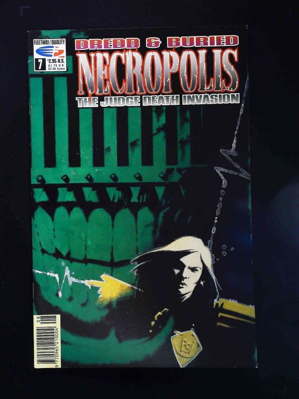 Judge Dredd Necropolis #7  Fleetway/Quality Comics 1992 Vf+ Newsstand 