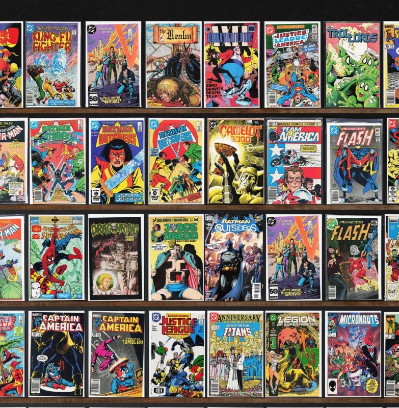 Huge Lot 140+ Comics with Marvel Tales, X-Men, The Flash, Superman & More!