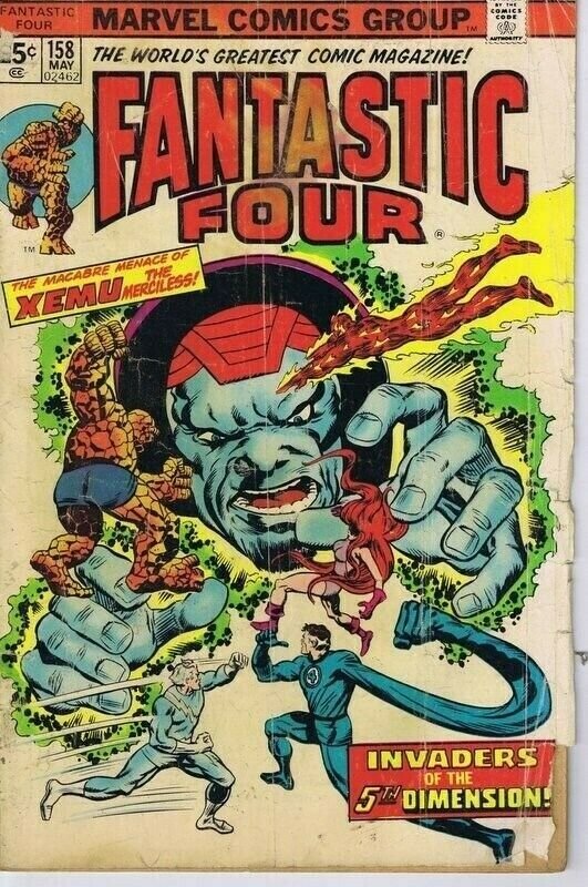 Fantastic Four #158 ORIGINAL Vintage 1975 Marvel Comics 
