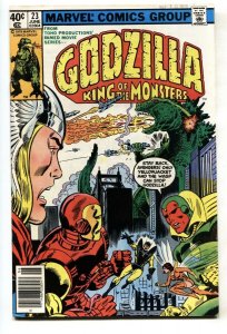 GODZILLA #23 1979-MARVEL-Avengers crossover comic book