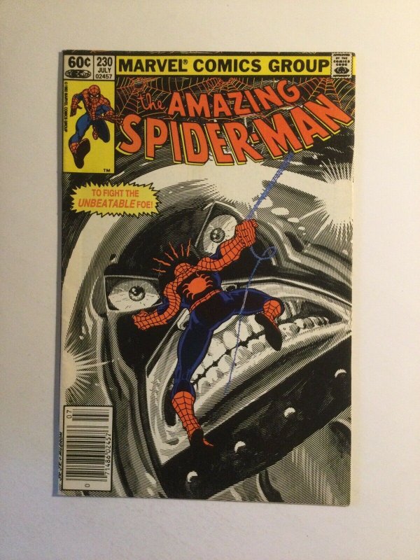 Amazing Spider-Man 230 Very Fine- vf- 7.5 newsstand edition Marvel