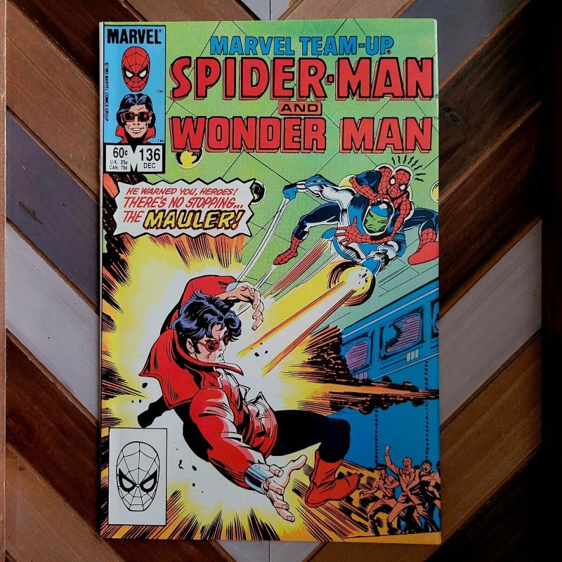 Marvel Team-Up #136 NM (Marvel 1983) Spider-Man & WONDER MAN vs The MAULER!