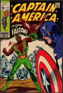 Captain America #117 - 1st Appearance of the Falcon Sam Wilson (8.0 / 8.5) 1969