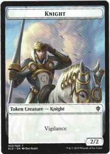 Magic the Gathering: Throne of Eldraine - Knight Token