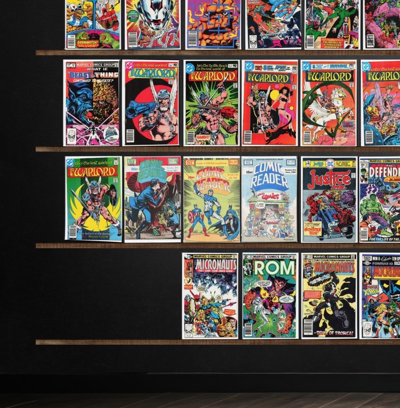 Huge Lot 150+ Comics with Warlord, Micronauts, The Defenders & More!