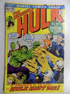 INCREDIBLE HULK # 147 MARVEL BRONZE ACTION TRIMPE VG