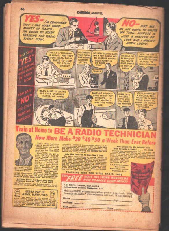 Captain Marvel Adventures #20 1943-Silvana & Steamboat appear-Low grade