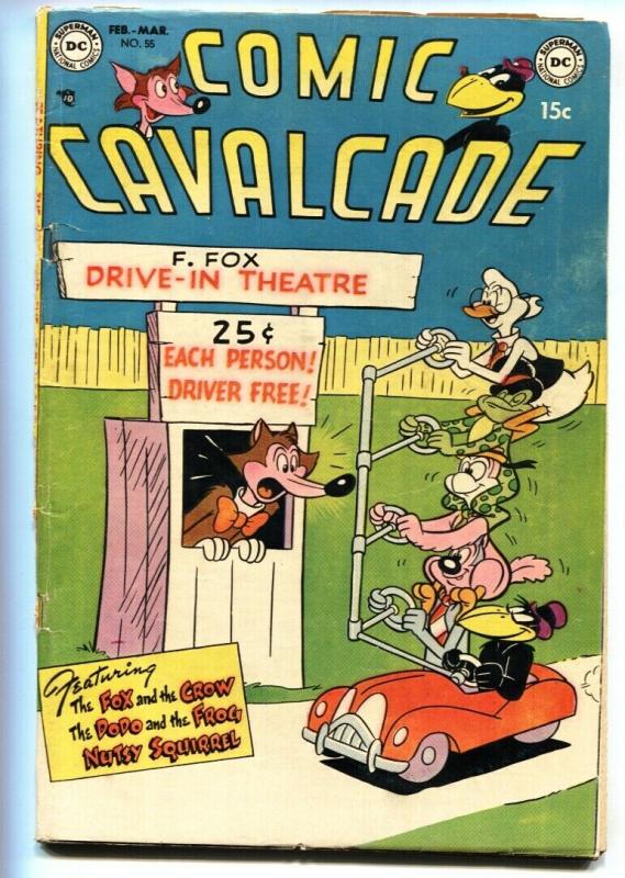 COMIC CAVALCADE #55-1952-DC-THE DODO & THE FROG-FOX & CROW-Scarce