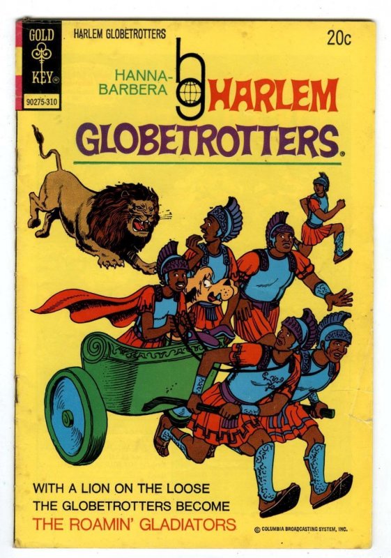 Harlem Globetrotters # 7 Oct 1973 BASKETBALL Team Hanna Barbera Gold Key Comic 