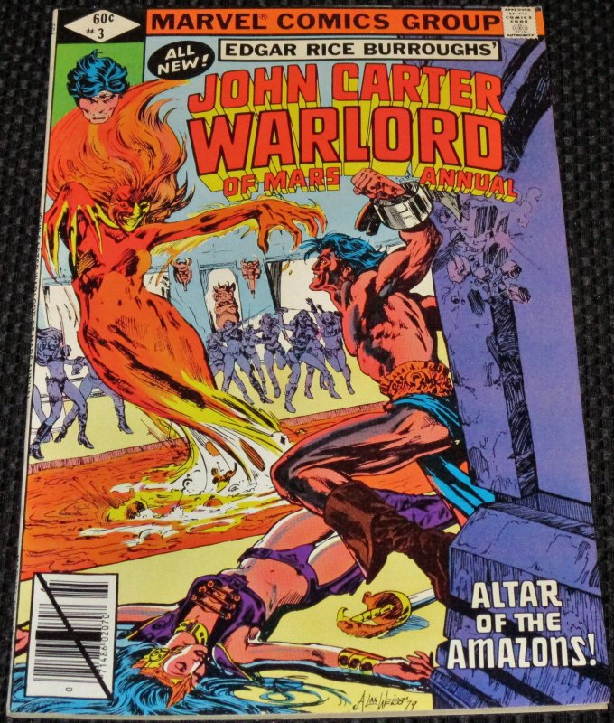 John Carter Warlord of Mars Annual #3 (1979)