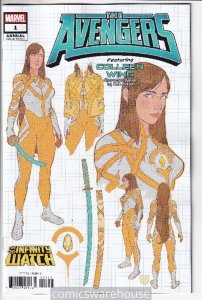 AVENGERS ANNUAL (2024 MARVEL) #1 VARIANT 1:10 RB SILVA SPOILER DESIGN NM R19555