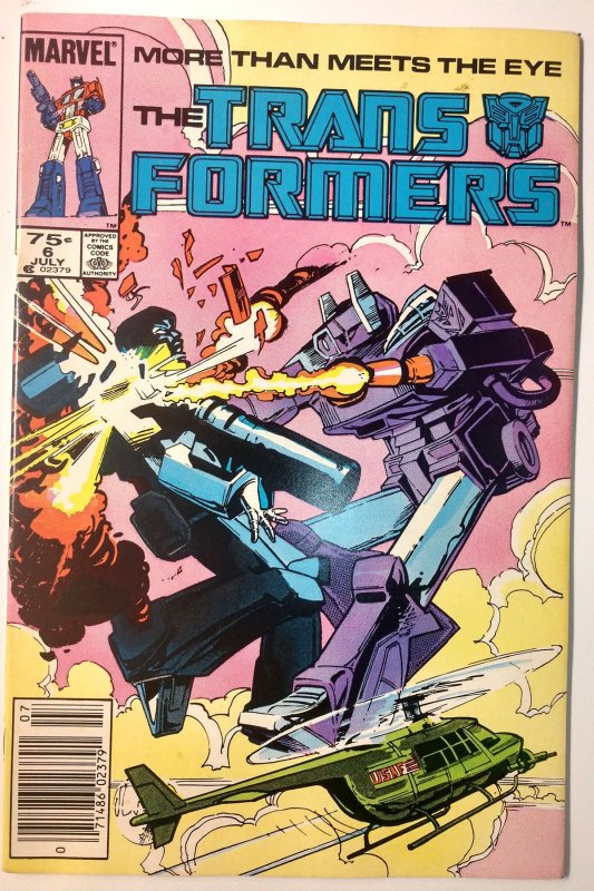 The Transformers #6 (8.0-NS, 1985) [Key Issue]