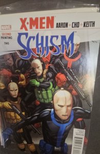 X-Men: Schism #2 Second Print Cover (2011)