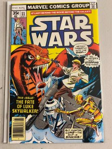 Star Wars #11 newsstand 1st print Han kisses Leia 6.5 (1978)