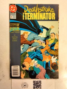 Deathstroke The Terminator #9 FN-VF DC Comics comic book 17 JW47