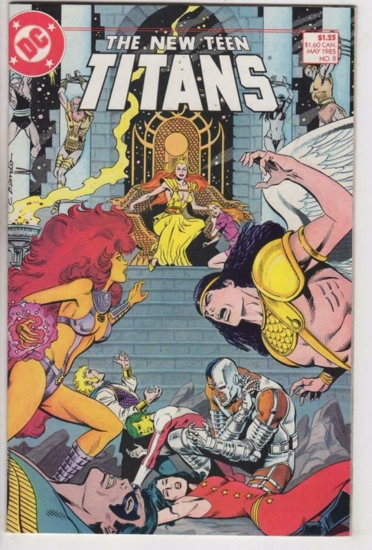 NEW TEEN TITANS #8, VF/NM, Wolfman, Lopez, DC 1984 1985  more DC in store