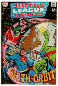 Justice League of America #71 VF 8.0 DC 1969 Silver Age Flash Green Lantern Atom
