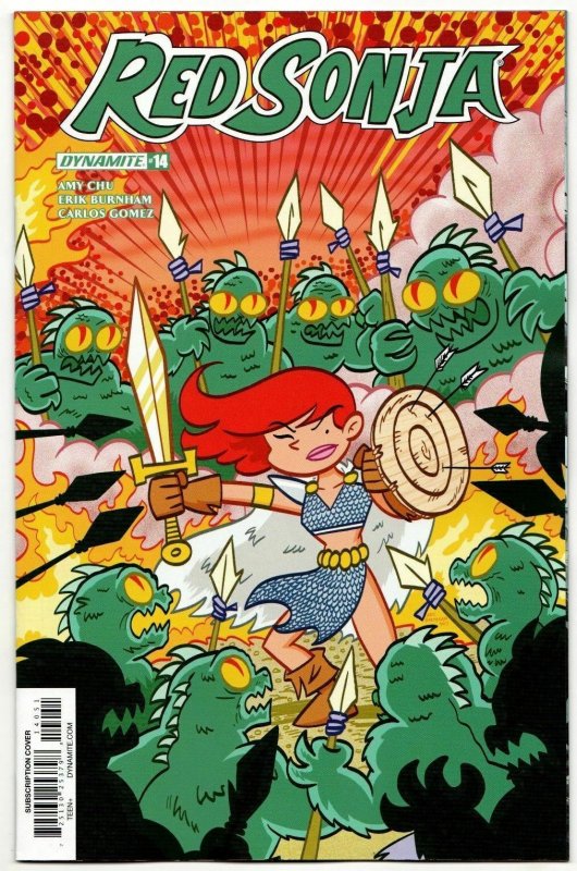 Red Sonja #14 Subscription Variant (Dynamite, 2018) NM