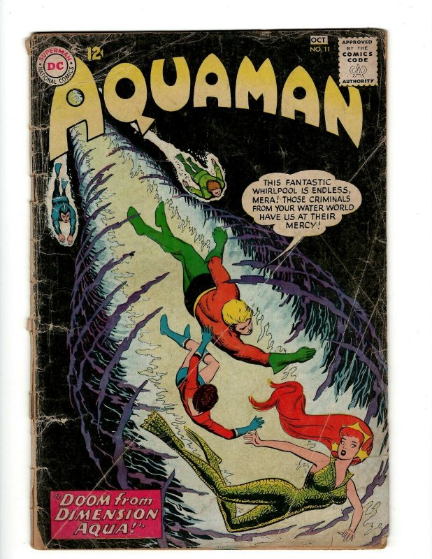 Aquaman # 11 VG DC Silver Age Comic Book Justice League Batman Superman Atom KD1