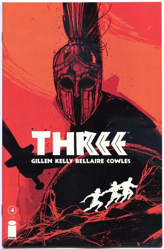 THREE #4, NM, Gillen, Ryan Kelly, Image, Bellaire, 300, Spartans, 2013, 1st 